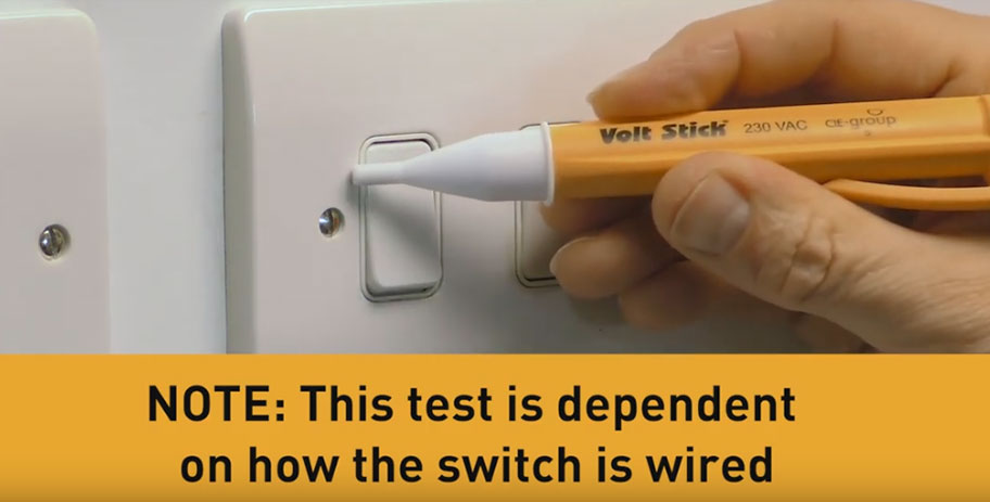 light switch off - 230y testing