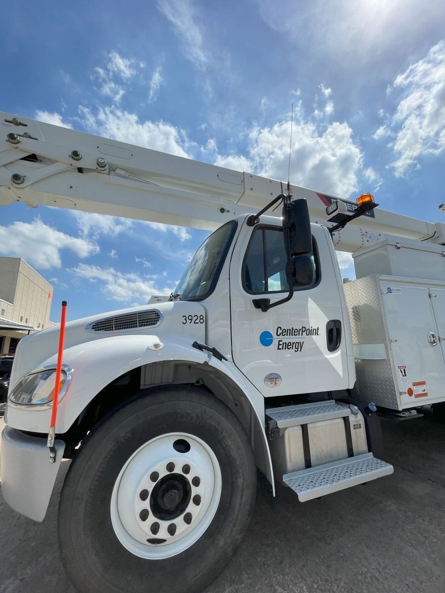 CenterPoint Energy work van 